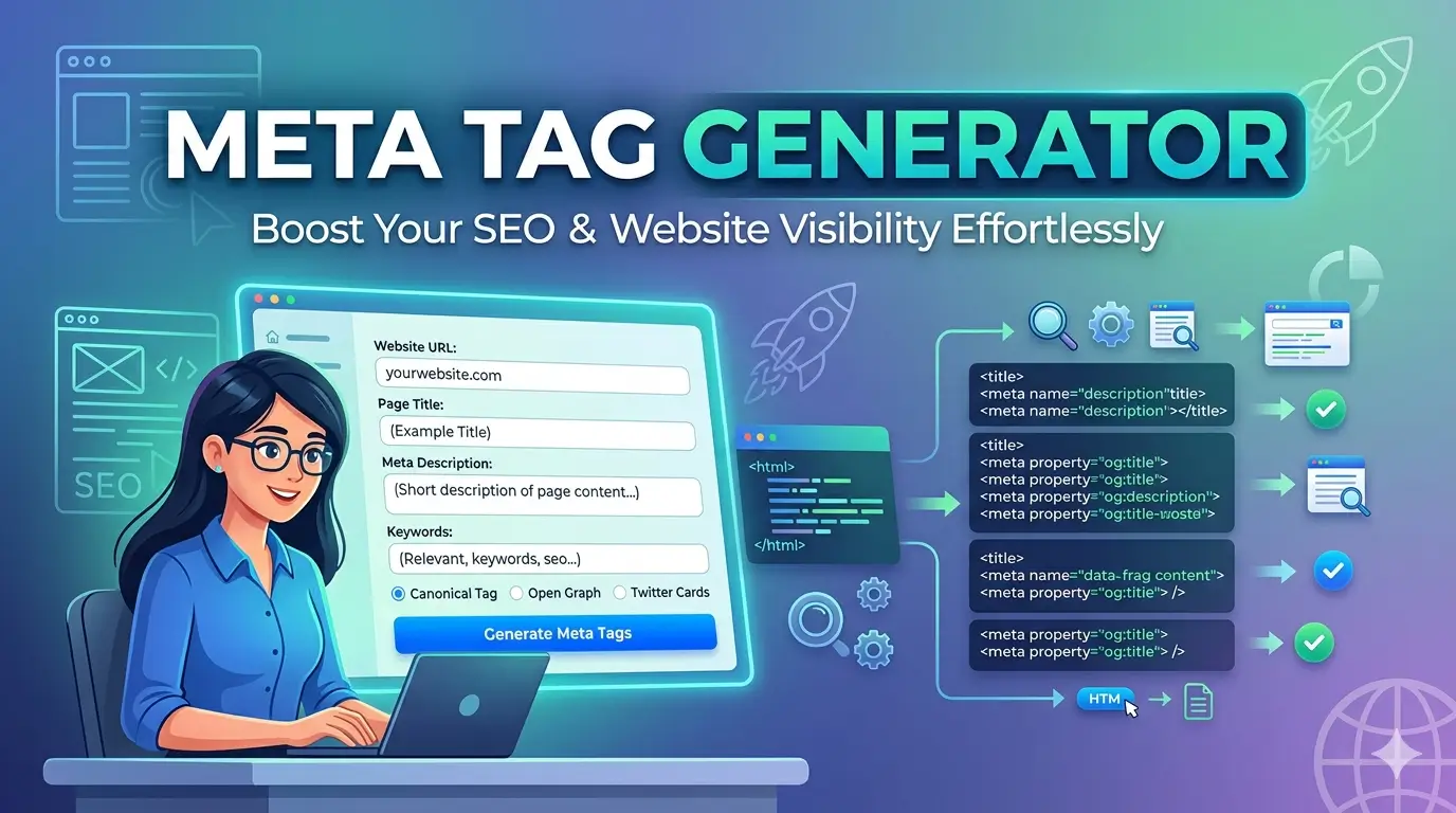 Easy Meta Tag Generator | Free SEO Tools Online